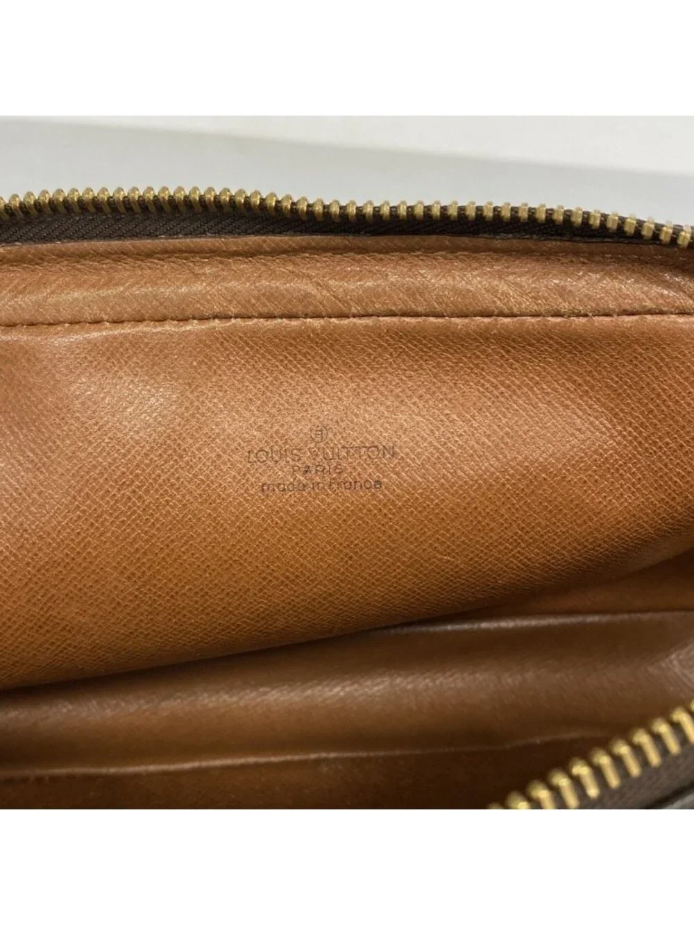 Louis Vuitton Clutch Monogram Marly Dragonne PM Brown